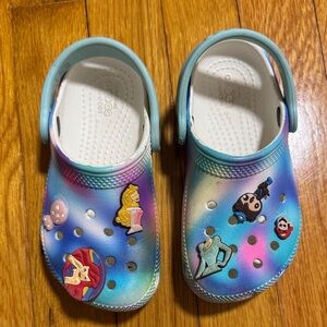 CROCS Kids Gradient Clogs with Fun Charms
